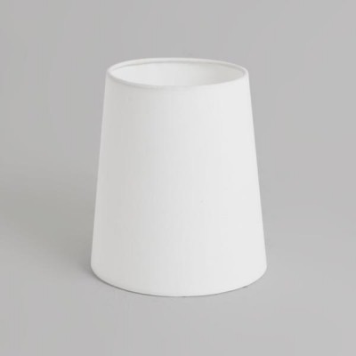 CONE Stínítko pro nástěnné/stolní/stojací svítidlo, materiál textil, povrch vnější bílá, vnitřní bílá, E14/SES, rozměry h=145mm, d=140mm, POUZE STÍNÍTKO BEZ ZÁKLADNY