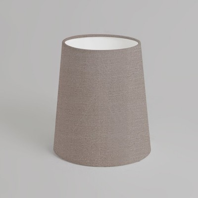 CONE Stínítko pro nástěnné/stolní/stojací svítidlo, materiál textil, povrch vnější ústřice, vnitřní bílá, E14/SES, rozměry h=145mm, d=140mm, POUZE STÍNÍTKO BEZ ZÁKLADNY