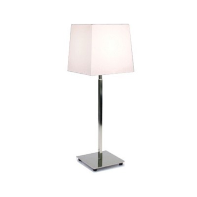 AZUMI Stolní lampa, těleso kov, povrch nikl lesk, pro žárovku 60W, E27, 230V, IP20, tř.2, rozměry 640x210x210mm, vypínač na kabelu, STÍNÍTKO SAMOSTATNĚ