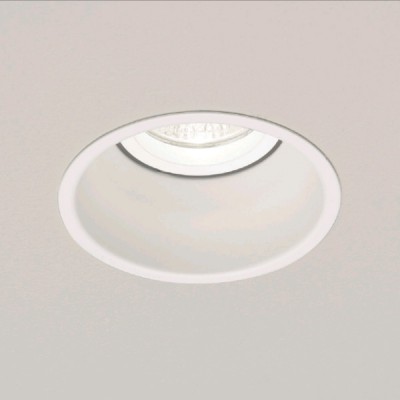 BAKSANIT KRUH Stropní podhledové svítidlo, ANO/NE výklopné +-20°, materiál kov, povrch bílá, pro žárovku 50W, GU10 nebo LED 6,5W/7,4W, teplá 2700K, 474lm/518lm, Ra80, 230V/700mA, IP65/IP20, tř.1/tř.2/tř.3, rozměry dle typu, BEZ/vč. trafa