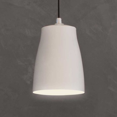 ATELIER 150 Závěsné svítidlo lustr, těleso kov, stínítko povrch bílá, vnitřní bílá, pro žárovku 1x42W/72W, E27 A60, A60, 230V, IP20, tř.2, rozměry d=150mm, h=215mm, závsný kabel l=1800mm, lze zkrátit