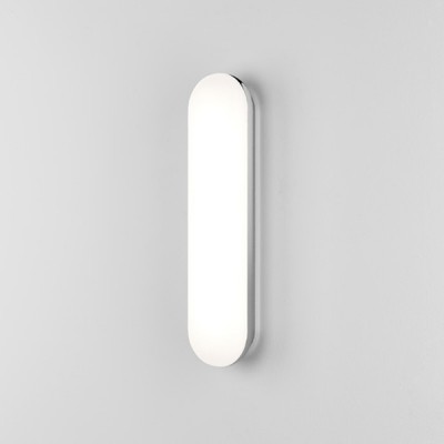ALTEA LED Nástěnné svítidlo, základna kov, povrch chrom lesk, difuzor sklo opál, LED 11,2W,660lm, teplá 3000K, Ra80, 230V, do koupelny IP44, tř.2, rozměry 90x360x59mm, vč. trafa,, vč.sv.zdr