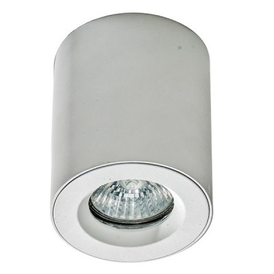 ZIKO Stropní, přisazené, bodové svítidlo, těleso hliník, povrch bílá, pro žárovku 1x50W, GU10 ES50, 230V, IP54, rozměry: d=80mm, l=100mm.