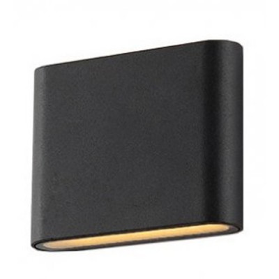 SCUNTHE 10W, IP54 Nástěnné venkovní svítidlo, materiál hliník, povrch černá antracit, LED 10W, 467lm, teplá 3000K, IP54, rozměry 175x90x29mm, svítí nahoru/dolů.