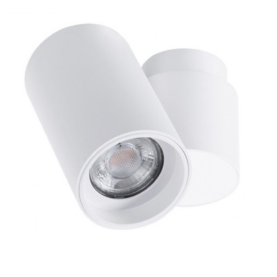 LITLER 1x50W, GU10 Stropní přisazené bodové svítidlo, nastav. směr svícení, těleso kov, povrch bílá, pro žárovku 1x50W, GU10, 230V, IP20, rozměry 145x145x70mm.
