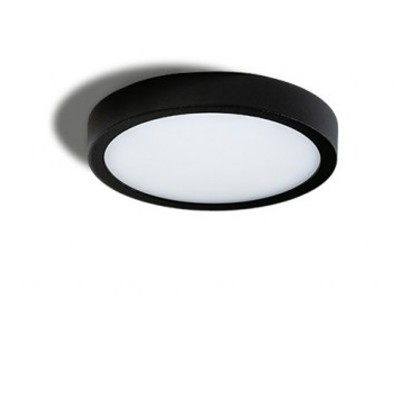 MALTA Stropní, přisazené svítidlo, těleso hliník, povrch černá/bílá, difuzor plast opál, LED 12W/18W/24W/32W/42W/48W, teplá 3000K/neutrální 4000K, 230V, IP20, rozměry dle typu.