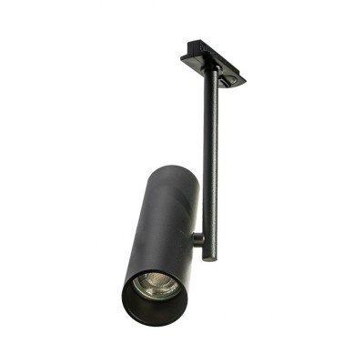 ARMA TR 1x50W, GU10 Bodové svítidlo do lišty, nastav směr svícení, materiál kov, povrch černá, pro žárovku 1x50W, GU10, IP20, tř.1, rozměry d=54mm, h=280mm do 3F lišty NORDIC ALUMINIUM
