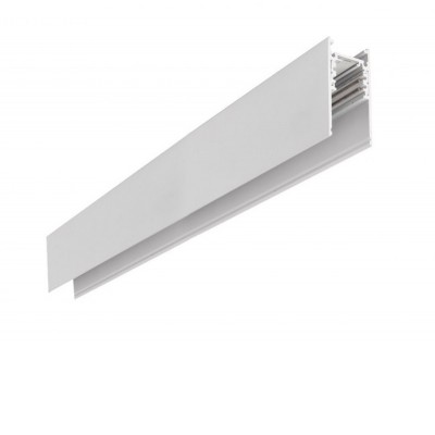 AVERTO TRACK MG, 48V Stropní lišta pro magnetický systém, materiál kov, povrch bílá, 48V, rozměry 26x52mm, l=2000mm, vč. dvou koncovek.