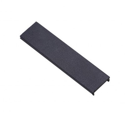 ALFA Kryt profilu pro kolejnice velikosti 27mm, těleso plast černá, rozměry  27x7mm,  l=1000mm.