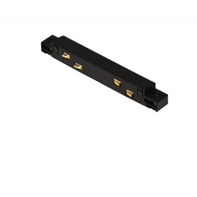 AYLO con 48V Vkládací, spojovací konektor pro napájení magnetického systému osvětlení, materiál kov, černý/bílý, 48V, IP20,  rozměry 142x17x19mm.