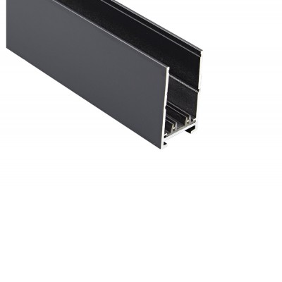 BERNA TRACK MG, 230V Stropní lišta pro magnetický systém, materiál kov, povrch černá, 230V, rozměry 25x57mm, l=1000mm.