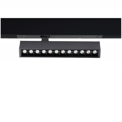 BESTY 9W, CCT-BT, 230V Buňkové svítidlo, do mag systému, nast. směr svícení, kov, černá, LED 9W, 1010lm, smart TUYA Bluetooth stmívatelné, CCT nastav. teplota teplá 3000K-denní 6000K, vyzař. úhel 24°, 230V, 220x150x25mm.