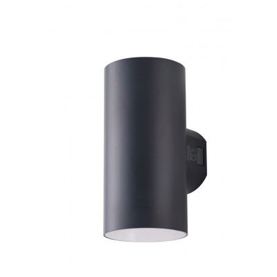 GARO WL R 18W, IP65 Nástěnné venkovní svítidlo, těleso kov, povrch tmavě šedá/bílá, LED 18W, 1600lm, teplá 3000K, Ra80, 230V, IP65, tř.1, rozměry 78x160x100mm, svítí nahoru/dolů.