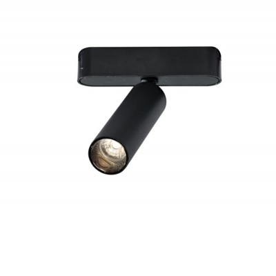 BONA TR 7W/12W, TUYA, 48V Bodové svítidlo do magnetického systému, nast. směr svíc, těleso kov, povrch černá, LED 7W/12W, smart TUYA Bluetooth stmívatelné, CCT nastav. teplota teplá 2700K-denní 6000K, vyzař. úhel 24°, 48V, IP20, rozměry dle typu.