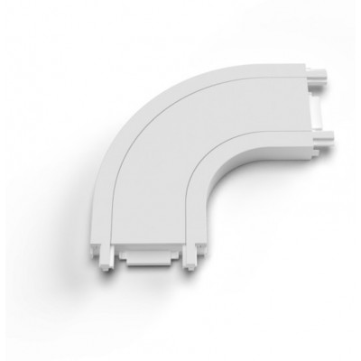 BRAUSO round connector Kruhový konektor pro spoj pro magnetický systém, těleso plast a měď, povrch bílá, IP20, 48V, rozměry 55x5mm.