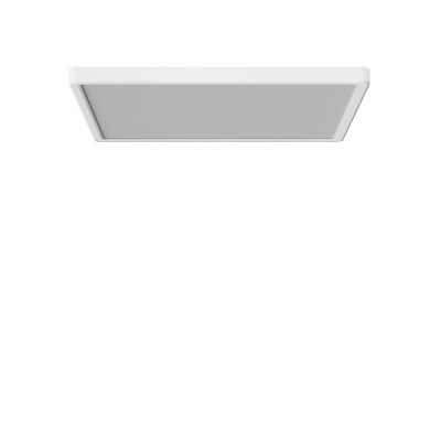 PAULO SQ 24W, IP40, CCT, HF SENZOR Stropní svítidlo, senzor pohybu dosah až 5m, čas 60s, těleso hliník, povrch bílá, dif plast opál, LED 24W, přepínačem CCT nast teplota teplá 2800K - denní 6000K, Ra90, IP40, 300x300mm.