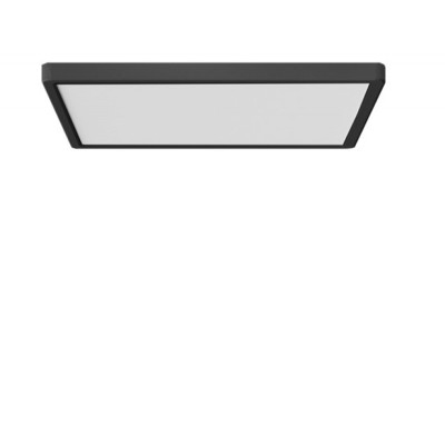 PAULO SQ 18W/24W, IP40 HF SENZOR Stropní svítidlo, HF senzor pohybu s dosahem až 5m, čas 60s, těleso hliník, povrch bílá/černá, dif plast opál, LED 12W/18W/24W, CCT přepínatelná teplota teplá 2800K neutrální 4000K denní 6000K, Ra90, 230V, IP40, rozměry dle typu.