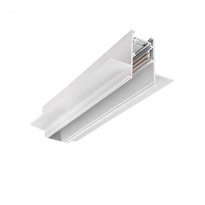 AVIDUS SN TRACK MG III, 48V Vestavná montážní základna pro magnetický lištový, magnetický systém, materiál hliník, povrch bílá, jednofázová, 48V, rozměry 50x39mm, l=3000mm, vč. dvou koncovek.