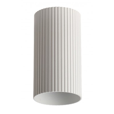 REKOM C RI Krycí váleček, materiál kov, povrch bílá, drážkovaný d=55mm, l=100mm