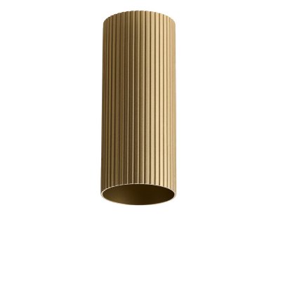 REKOM C RI Krycí váleček, materiál kov, povrch mosaz zlatá, drážkovaný d=55mm, l=300mm