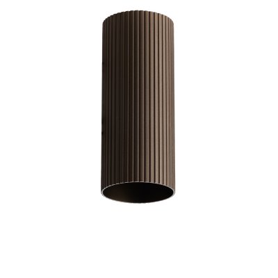 REKOM C RI Krycí váleček, materiál kov, povrch hnědá kávová, drážkovaný d=55mm, l=300mm
