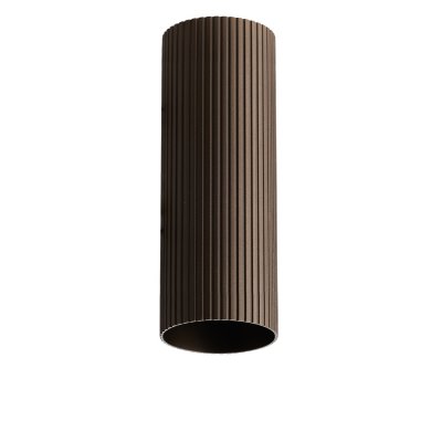 REKOM C RI Krycí váleček, materiál kov, povrch hnědá kávová, drážkovaný d=55mm, l=400mm