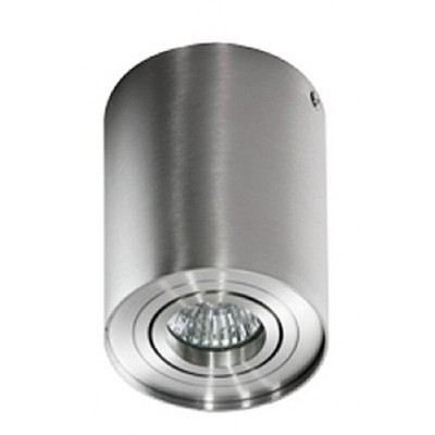 BOSSE, 1x50W, GU10 Stropní, přisazené, bodové svítidlo, těleso hliník, povrch hliník, výklopný světelný zdroj +-25°, pro žárovku 1x50W, GU10 ES50, 230V, IP20,rozměry: d=96mm,h=120mm,