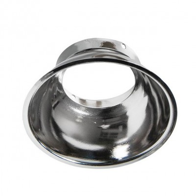 ROMAS R Rámeček kulatý pro svítidlo, materiál hliník, barva chrom, d=90mm, h=40mm, základna SAMOSTATNĚ