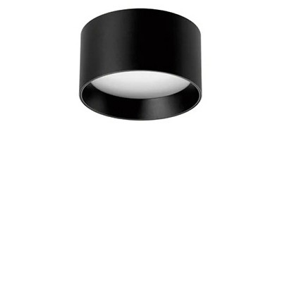 CD ASTONE LED 15W Stropní svítidlo, těleso hlíník, povrch černá, komínek černá, LED 15W, 1150lm, teplá 3000K, Ra80, 230V, IP20, d=140mm, h=70mm