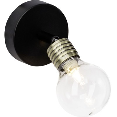 BULB Přisazené svítidlo, základna kov, povrch černá, krycí sklo čiré, pro žárovku 1x28W, G9, 230V, IP20, tř.1, rozměry 165x85x85mm