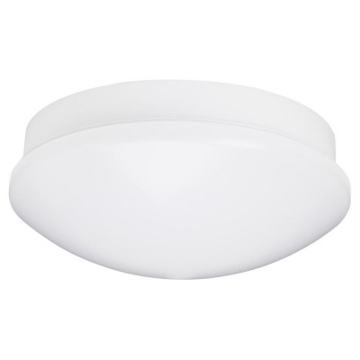 FAKIR Stropní svítidlo, s HF senzorem pohybu, záběr 150°, dosah cca 8m, čas10s-10min, základna kov, bílá, difuzor plast opál, LED 1x12W, teplá 3000K, 800lm, 230V, IP20, tř.1, d=300mm, h=130mm