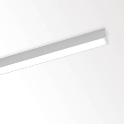 FEMTOLINE 25F Přisazený hliníkový profil, pro LED pásek povrch elox šedosříbrná, vč difuzoru plexi mat, š=25mm, v=30mm, max délka v celku až 6m, cena za 1 metr