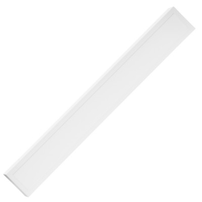 RESY LED 36W Stropní přisazené svítidlo, tvar obdélník, těleso kov, povrch bílá, difuzor plast opál, LED 36W, 4320lm, neutrální 4100K, Ra80, 230V, IP20, rozměry 1240x150x38mm