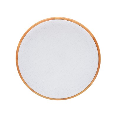 BISHO 24W/60W CCT Stropní svítidlo, rámeček dřevo světlé/tmavé, dif plast opál se třpyt. efektem, LED 24W/60W, dálkovým ovladačem stmívatelné. CCT nast teplota teplá 3000K-denní 6500K, Ra80, 230V, IP20, rozměry dle typu.