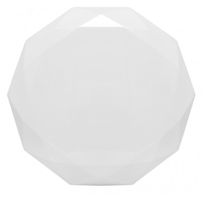 SILEO 25W/50W CCT Stropní svítidlo, těleso kov, povrch bílá, dif plast opál se třpyt. efektem, LED 25W/50W, přepín. CCT nast teplota teplá 3000K-denní 6000K, stmívatelné, Ra80, 230V, IP20, rozměry dle typu.