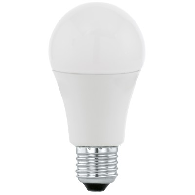 LED 12W 1055LM E27 A60 TEPLÁ Světelný zdroj žárovka hrušková, zákl kov, difuzor plast opál, LED 12W, E27, A60, teplá 3000K, 1055lm, Ra80, 230V, vyzařovací úhel 200°, stř život 20.000h, 15.000x zap/vyp, d=60mm h=120mm