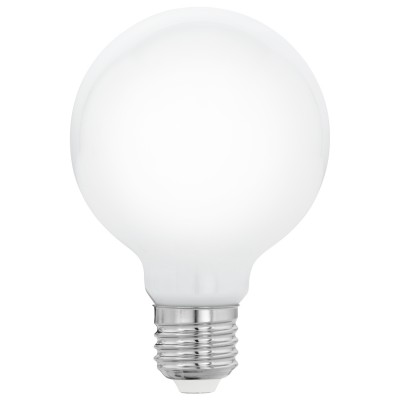 LED OPÁL E27 G80 2 Světelný zdroj žárovka globe, zákl kov, difuzor plast opál, LED 5W/8W, E27, G80, teplá 2700K, 470lm/806lm, Ra80, 230V, vyzařovací úhel 200°, stř život 15.000h, 15.000x zap/vyp, d=80mm h=120mm