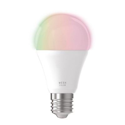 CONNECT-Z LM-ZIG-RGB/CCT E27 A60 9W OPAL Světelný zdroj, žárovka, kov, plast opál,  LED 9W, 806lm, E27, A60,  dálk ovl, nebo smart telefon, lze stmívat, nast teplota CCT teplá 2700K - denní 6500K, Ra80, 230V, d=60mm, l=118mm