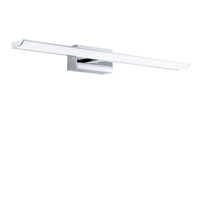 TABIANO-Z CONNECT-Z VÝPRODEJ Nástěnné svítidlo nad zrcadlo, nerez/chrom,  bílá, dif. plast opál, LED 15,6W, 2000lm, dál ovl,  telefon, ZigBee, stmí., CCT teplá 3000K - denní 6400K, RGBW, Ra80, 230V, IP44, h=70mm, l=60