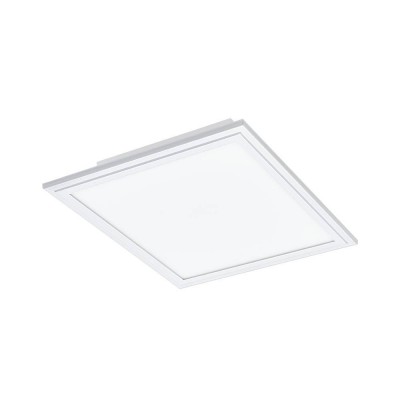 SALOBRENA-Z CONNECT-Z CCT Stropní svítidlo, kov, bílá, difuzor plast, LED 15W, 1700lm, dálk ovl, nebo smart telefon ZigBee, stmívání, nast teplota CCT teplá 3000K - denní 6400K, Ra80, 230V IP20, rozměry 300x300x50mm