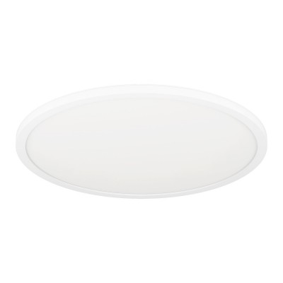 ROVITO-Z CONNECT-Z VÝPRODEJ Stropní svítidlo, plast bílá, difuzor plast, LED 17W, 2400lm, dálk ovl, nebo smart telefon Bluetooth, stmív, nast teplota CCT teplá 3000K-denní 6400K, RGBW, Ra80, 230V IP20, d=420mm, h=25mm
