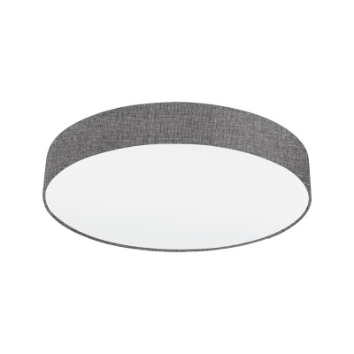 PASTERI VÝPRODEJ Stropní svítidlo, základna kov, stínítko textil šedostříbrná, difuzor plast opál, pro žárovku 3x60W, E27, 230V, IP20, tř.1, rozměry d=570mm, h=150mm
