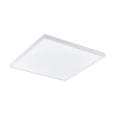 TURCONA Stropní svítidlo, základna kov, povrch bílá, difuzor plast opál, bezrámečkový panel LED 20W, 2600lm, neutrální 4000K, Ra80, 230V, IP20, rozměry 450x450x60mm