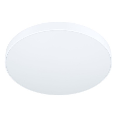 ZUBIETA-A VÝPRODEJ Stropní svítidlo, těleso kov, bílá, difuzor plast opál, LED 18W, 1900lm, pomocí dálk. ovladače (včetně) stmívatelné, nast. CCT teplá 3000K - denní 6400K , Ra80, 230V, IP20, rozměry d=300mm