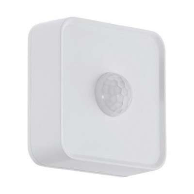 CONNECT-Z ZIG-PIR SENSOR IP44 PIR - Stropní senzor pohybu pro osvětlení, bílý, záběr 360°/120°, dosah až 8m, čas 10s-15min, 3-1000lx, Bluetooth, napájení baterie 2x1,5 AA, IP44, 75x75x70mm