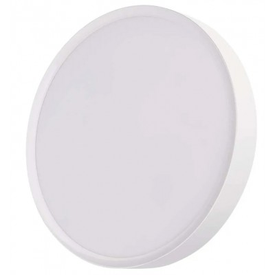 LORER 17W CCT IP54 Stropní přisazené svítidlo, těleso kov, povrch bílá, difuzor plast opál, LED 17W, 1400lm, přepín. CCT teplota teplá 2700K-neutrální 4000K, 230V, do koupelny IP54, rozměry d=310mm, h=75mm.