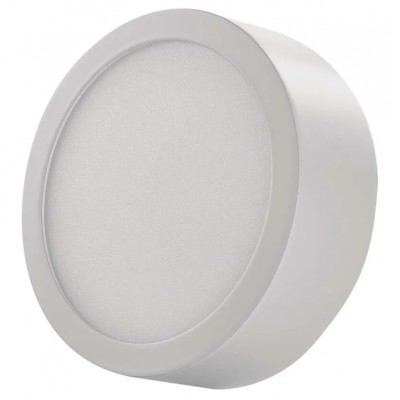 PLAM R 21W CCT TRIAC Stropní přisazené svítidlo, povrch bílá, difuzor plast opál, LED 21W, 1900lm, přepín. CCT teplota teplá 3000K-neutrální 4000K, stmív TRIAC, 230V, IP40, rozměry d=225mm, h=42mm.