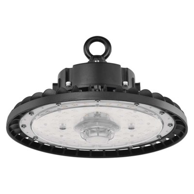 MASTER LED 100W, 150W, 200W, IP65 Závěsné průmyslové svítidlo, těleso hliník, povrch černá, difuzor plast opál, LED 100W, 150W, 200W, neutrální 4000K, Ra80, stmív DALI, 0-10V, vyzař. úhel 60°/90°/120°, IK08, 230V, flicker free, IP65, rozměry dle typu