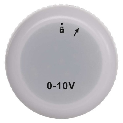 HB01 0-10V Převodník stmívání 0-10V, pro průmyslová svítidla, těleso plast a kov, rozměry 55×29 mm