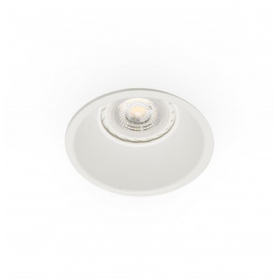 SOBO 1x50W, GU10 Stropní, podhledové bodové komínkové svítidlo, základna kov, povrch bíllá, pro žárovku 1x50W, GU10, 230V, IP20, rozměry d=85mm, h=55mm